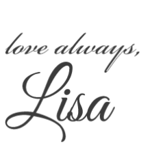 Love always Lisa